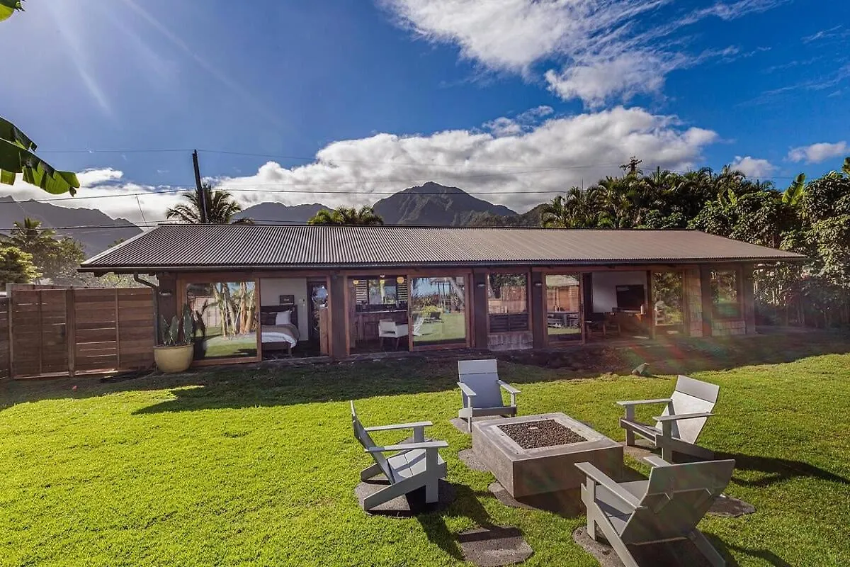 Hale Maluhia Hanalei Home بيت للعطل